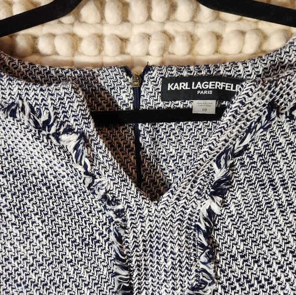 Karl Lagerfeld Tweed Dress - Picture 6 of 9